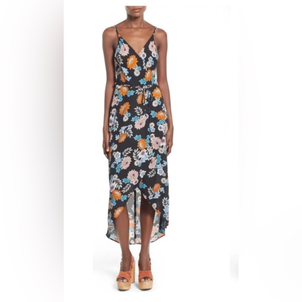 Astr The Label Hi-Low Hem Spring Summer Floral dress